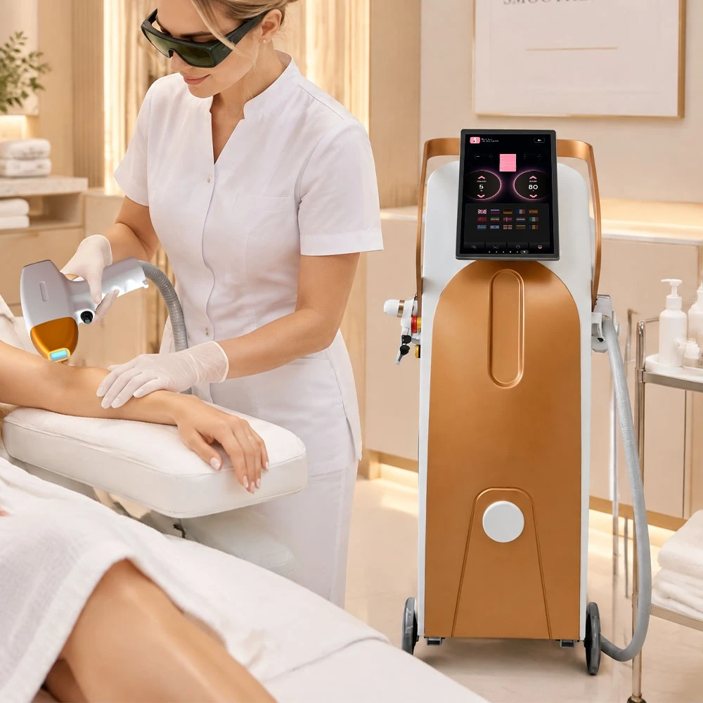 4 Wavelength Diode Laser Hair Removal Machine 755 808 940 1064nm High Power Clinic Salon Equipment