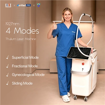 1927nm Thulium Laser Fractional Skin Rejuvenation Equipment Minimal Downtime Scar Stretch Mark Removal